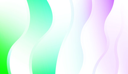 Creative Background With Wave Gradient Shape. For Template Cell Phone Backgrounds. Colorful Vector Illustration