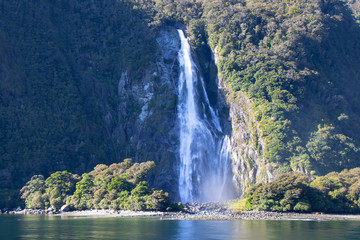 Cruise at Milford Sound, South Island, New Zealand