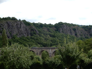 Fototapeta na wymiar Viaduc de Clécy, Calvados, Suisse normande, France