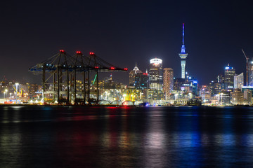 Fototapeta na wymiar Night View at Devonport in Auckland, New Zealand
