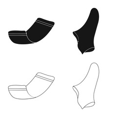 Vector illustration of soft and clean logo. Collection of soft and household stock symbol for web.