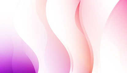 Creative Shiny Waves. For Design Flyer, Banner, Landing Page. Colorful Vector Illustration.