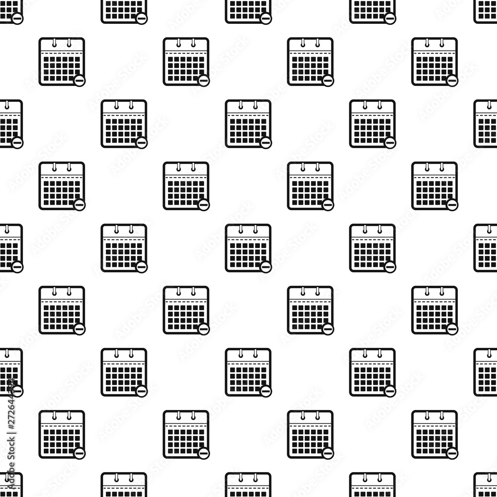 Poster calendar page pattern seamless vector repeat geometric for any web design