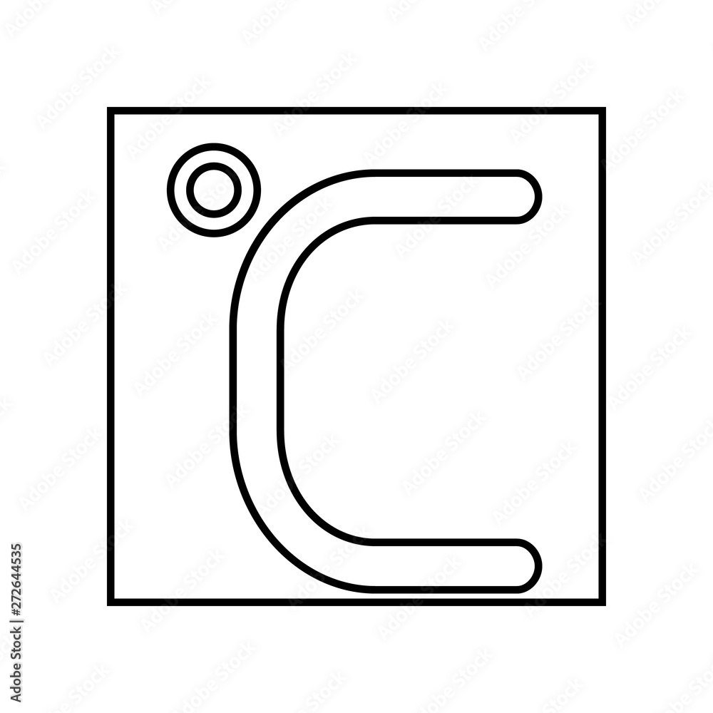 Poster celsius icon. element of whether for mobile concept and web apps icon. outline, thin line icon for w