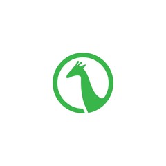 Giraffe  logo template vector icon illustration