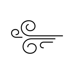 Wind icon. Element of Whether for mobile concept and web apps icon. Outline, thin line icon for website design and development, app development