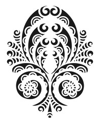 Vector floral ornament