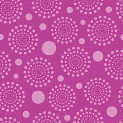 Simple polka dots vector repeat seamless pattern