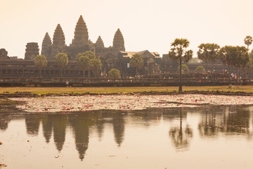 Morning at Ankor Wat, Siem Reap, Cambodia