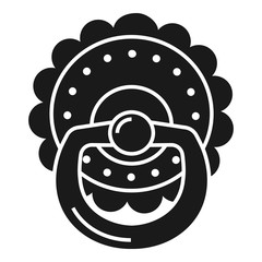 Pacifier icon. Simple illustration of pacifier vector icon for web design isolated on white background