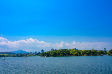 都会のオアシス　初夏の大濠公園【福岡県】