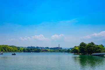 都会のオアシス　初夏の大濠公園【福岡県】