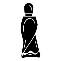 Fashion bottle perfume icon. Simple illustration of fashion bottle perfume vector icon for web design isolated on white background