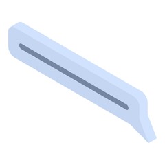 Online chat icon. Isometric of online chat vector icon for web design isolated on white background