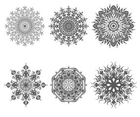 Mandalas. Decorative elements. Pattern, vector illustration. Vector