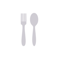 Spoon and fork Icon. Catlery icons