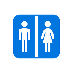 Toilet Men And Women Icon Vector Illustration