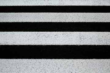 Fototapeta premium zebra crosswalk on a asphalt road background