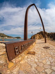 Blanes girona costa brava vistas playa turquesa 