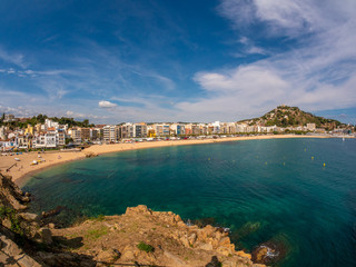 Blanes girona costa brava vistas playa turquesa 