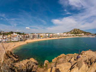 Blanes girona costa brava vistas playa turquesa 