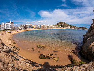 Blanes girona costa brava vistas playa turquesa 