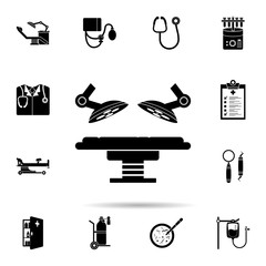 operating, medical instrument, operation, healthcare icon. Universal set of medical instruments for website design and development, app development