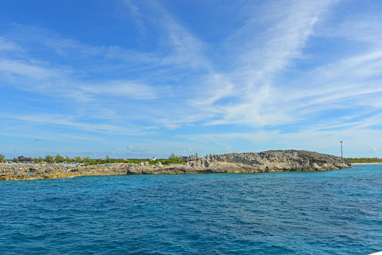 Half Moon Cay is also called Little San Salvador Island in the Bahamas.