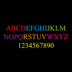 simple alphabet