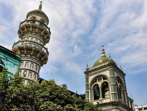 Surti Sunni Jamah Mosque in Yangon, Myanmar
