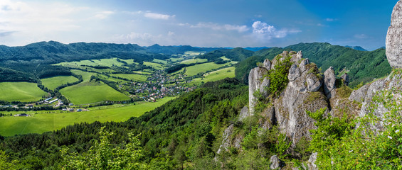 Sulov rocks, Slovakia, panorama