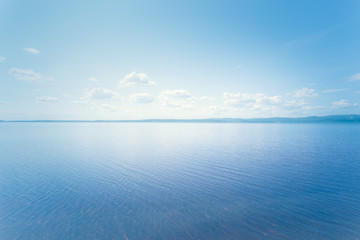 Obraz na płótnie Canvas Summer lake view from Sotkamo, Finland.