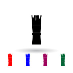 brush multi color icon. Elements of art and painting set. Simple icon for websites, web design, mobile app, info graphics