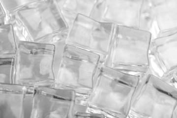 ice cubes, ice background, refreshing ingredient for summer drinks