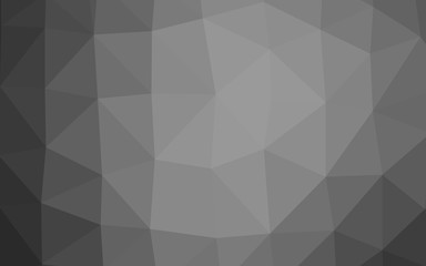 Light Silver, Gray vector abstract mosaic background.