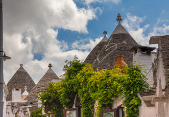 Alberobello, Apulia typical houses with conical roof