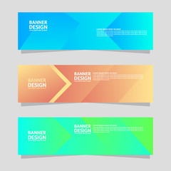 Modern cover design. Colorful gradients, modern abstract banner Vector