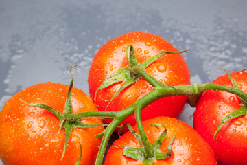 Tomates, rojos, frescos y saludables, los podemos comer crudos en ensaladas o bien podemos hacer mermeladas y salsas, los podemos rellenar con carne u otros vegetales. Los podemos cocinar
