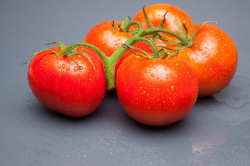 Tomates, rojos, frescos y saludables, los podemos comer crudos en ensaladas o bien podemos hacer mermeladas y salsas, los podemos rellenar con carne u otros vegetales. Los podemos cocinar