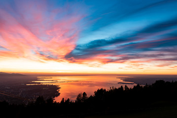 Sonnenuntergang am Bodensee