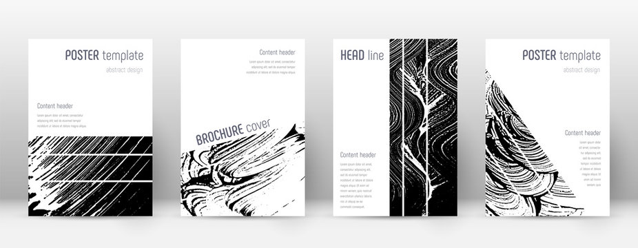 Cover page design template. Geometric brochure lay