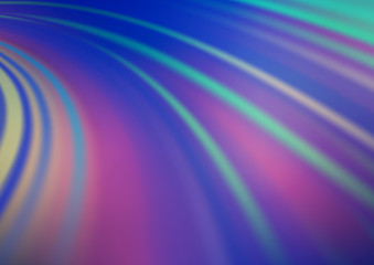 Light BLUE vector background with bubble shapes.