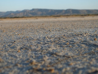 landscape with rocks and blue sky
