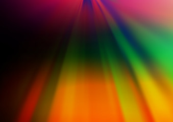 Dark Multicolor, Rainbow vector abstract blurred pattern.