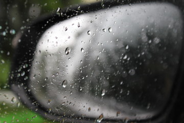 rain drops on window
