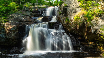Naklejka premium waterfall in the forest