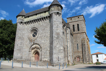 saint-pierre church in le boupère (france)