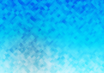 Light BLUE vector background with rectangles.