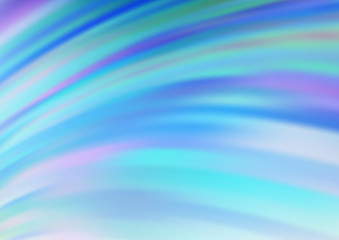 Light BLUE vector background with bent lines.