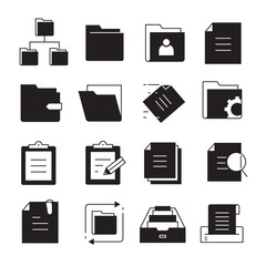 file and folder icons